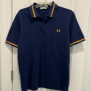 Fred Perry Reissues Golf Tennis Retro Vintage Polo Shirt M 40 Punk Oi! GBH Blitz